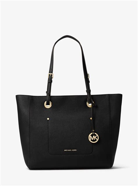 michael kors black tote purse